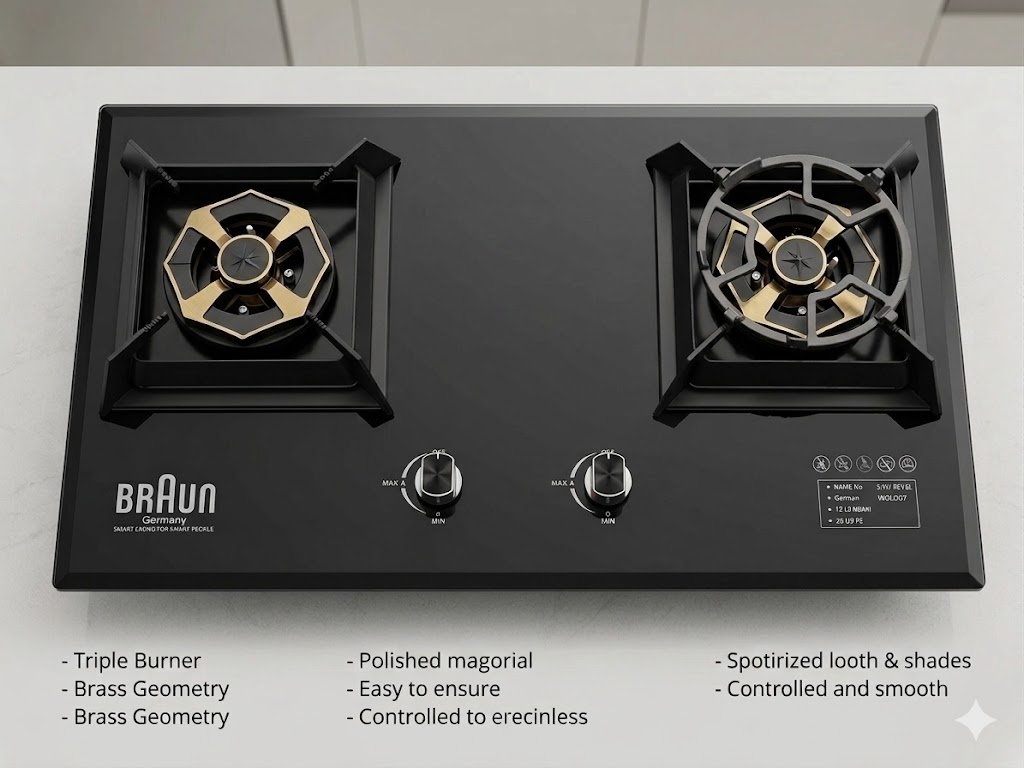 SMART 2 BURNER GAS STOVE